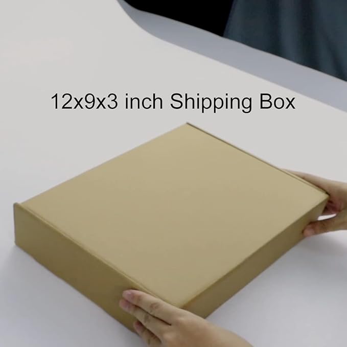 PHAREGE 12x9x3 inch Shipping Boxes Bulk 20 Pack Brown, Tab Lock Tuck Top Mailer Boxes for Packaging Small Business, Medium Cardboard Gift Boxes for Wrapping Mailing Present