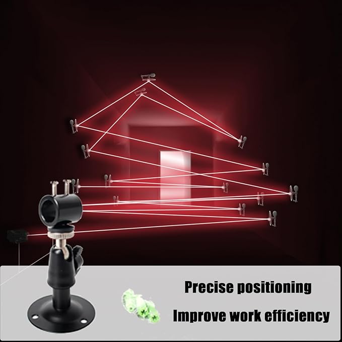 Laser Module Fixing Bracket with Cooling Function - 360-Degree Adjustable Positioning - 12mm (1 Pack)