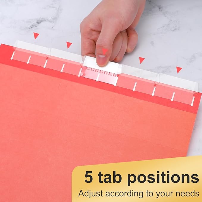 Hanging File Folders, 30 Pack Letter Size Hanging File folders with Tabs, Stay Organized for Your Home and Office Bulk File, Documents and Paper, 10 Colors