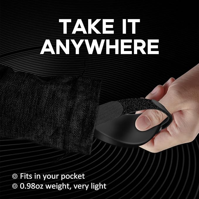 JIKIOU Advanced Ergonomic Right-Handed Gaming Wrist Rest for Mouse 2 Pack, Carpal Tunnel Support, Pain Relief, Anti-Fatigue, Easy Glide, Office Computer Laptop Gaming Black