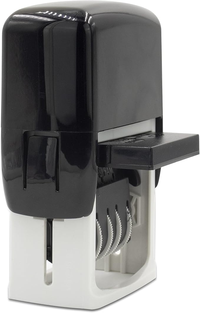 MaxMark Dater 4000 Self Inking Date Stamp - Red
