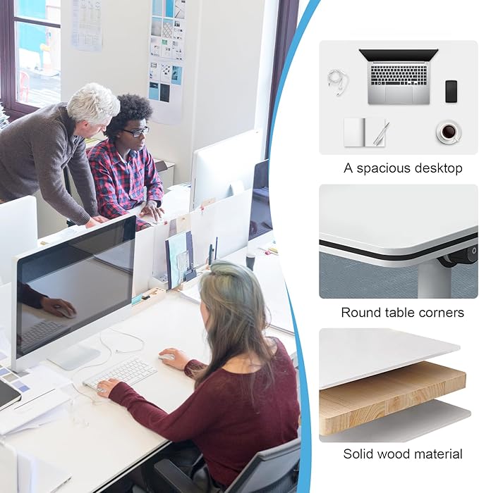 Conference Table,55.1''Folding Conference Room Table for 4-12 People,Mobile Flip Top MeetingTraining Table with Different Coulor and Styles for Offices, Classrooms,Meeting Room (6, 61''A)