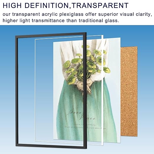 4 Pack 24x36 Inch Acrylic Sheet 1/8" Thick, Cast Acrylic Sheet, Clear Plexiglass Sheets, for Craft Projects, Display Cases, Signs, Photo Frame
