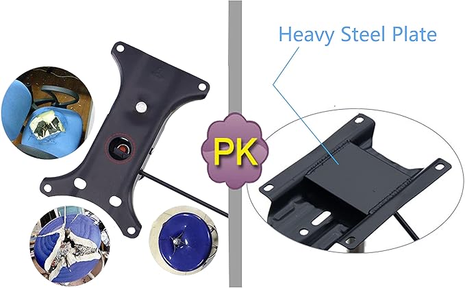 Gjpwyfdc Office Chair Tilt Control Mechanism Replacement 5.5'' X 6.7'', for Executive, Desk and Gaming Chairs