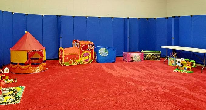 Versare MP6 Portable Folding Wall Partition | Economical 3 Panel Design | Portable Room Divider On Wheels | Adjustable, Freestanding Setup | Multiple Widths