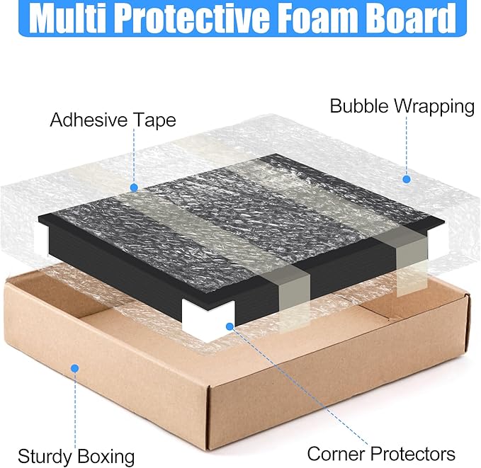 ToLanbbt 12 Pack Black Foam Board, 20 x 30 x 3/16" Thick Foam Core Acid Free Poster Foamboard for Art Craft Projects, Painting, Displaying, Signage, Wedding, School