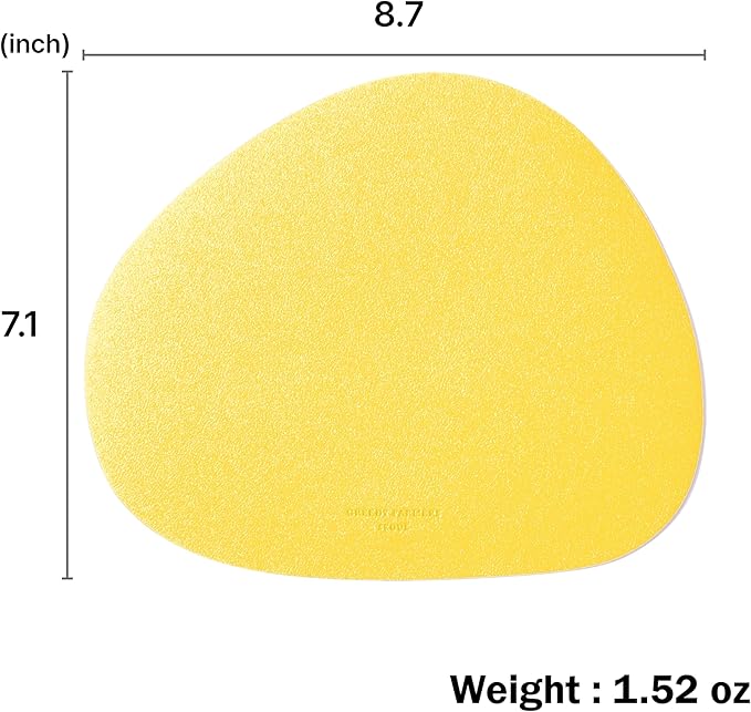 GREEDY FARMERS Mouse pad, Non-Slip Washable Waterproof Computer Mouse pad (Lemon Butter Cream)