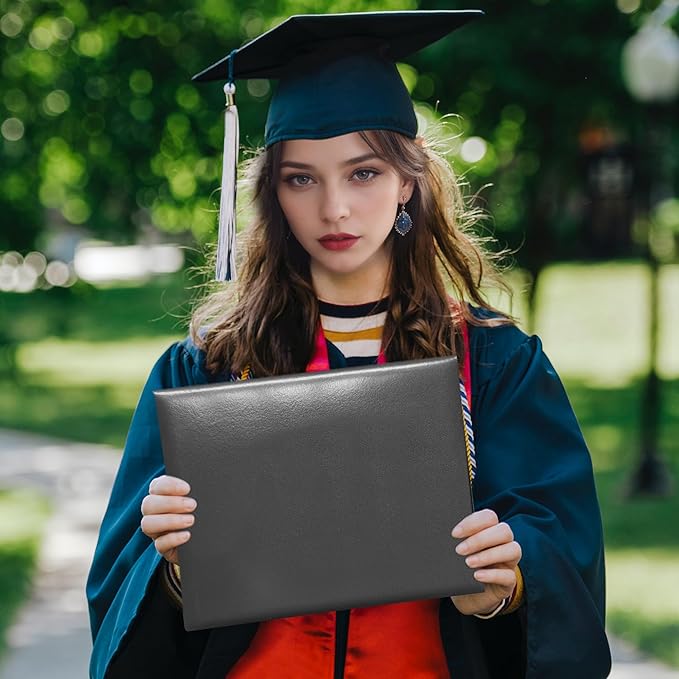 Diploma Cover 8.5” x11” Diploma Holder of Graduation Leatherette Padded Certificate(Tent Style)),20-Pack