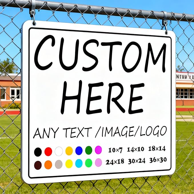 Custom Signs Outdoor-30×24inches-Large size,Prefabricated holes, weather-resistant, rust-proof,Optional reflective, night road signs, night warning signs