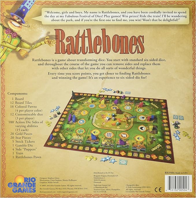 Rattlebones Board Game