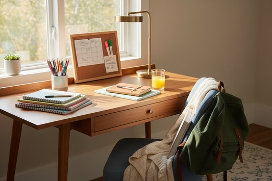Create a Study Station That Makes Back-to-School Mornings Easier