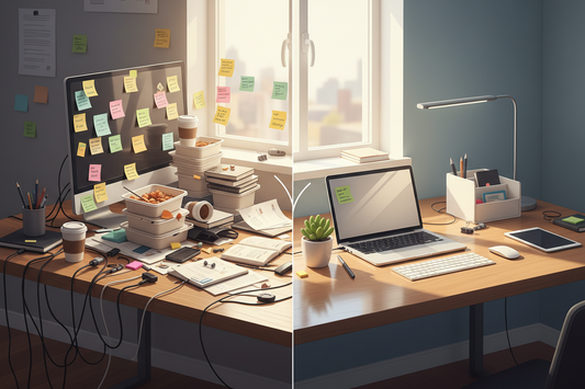 From Cluttered Desk to Clear Mind: A Productivity Story