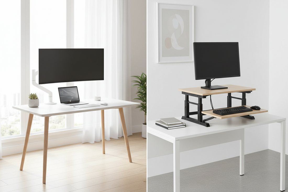 Full Standing Desk vs. Standing Desk Converter: Which Is Right for You?