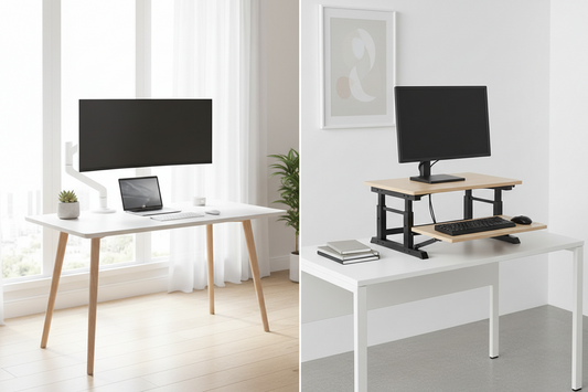 Full Standing Desk vs. Standing Desk Converter: Which Is Right for You?