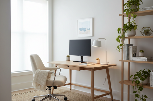 How to Build a Low-Budget Home Office That Looks High-End