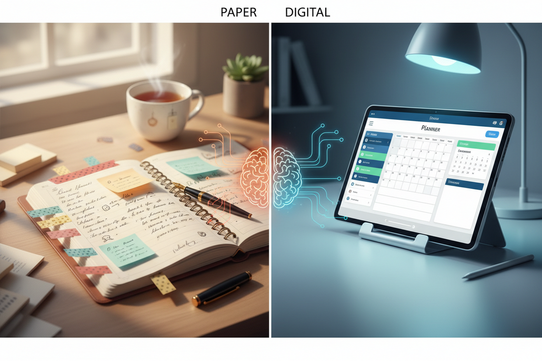 Paper vs. Digital Planners: Which Is Better for Your Brain?