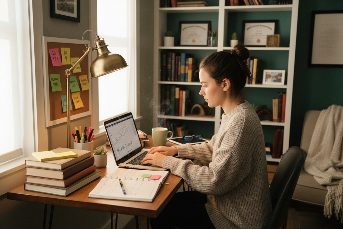 The Student Who Turned a Small Desk Into a Study Success Story