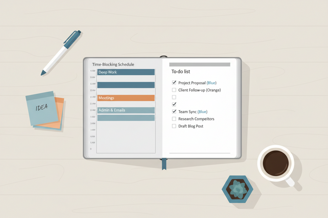 Time-Blocking vs. To-Do Lists: How to Design a Daily Planner That Works