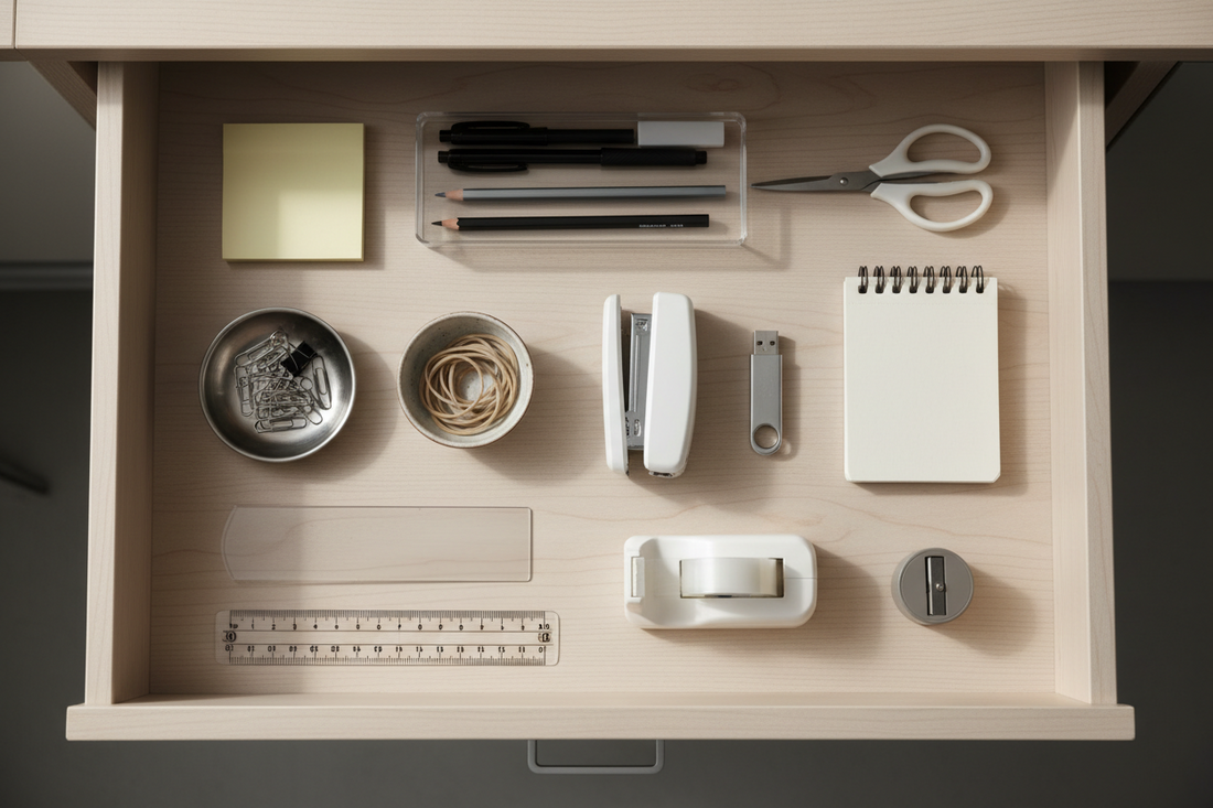 What's in a Well-Organized Desk Drawer? 12 Essentials Worth Keeping Close