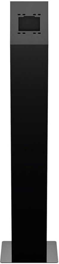 AVTEQ SDS-100 SDS Tablet Floor Stand for Small Displays, Black Powder-Coat Finish, Locking Rear Panel, Internal Cable Management, Floor Anchoring Holes, VESA 100×100 Mount