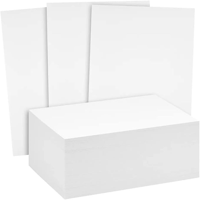 Reskid 100 Pack of 11x14 Poster Board - 110LB Premium Smooth White Cardstock - Thick, Durable & Smooth Finish - 300gsm (11x14, Inches)