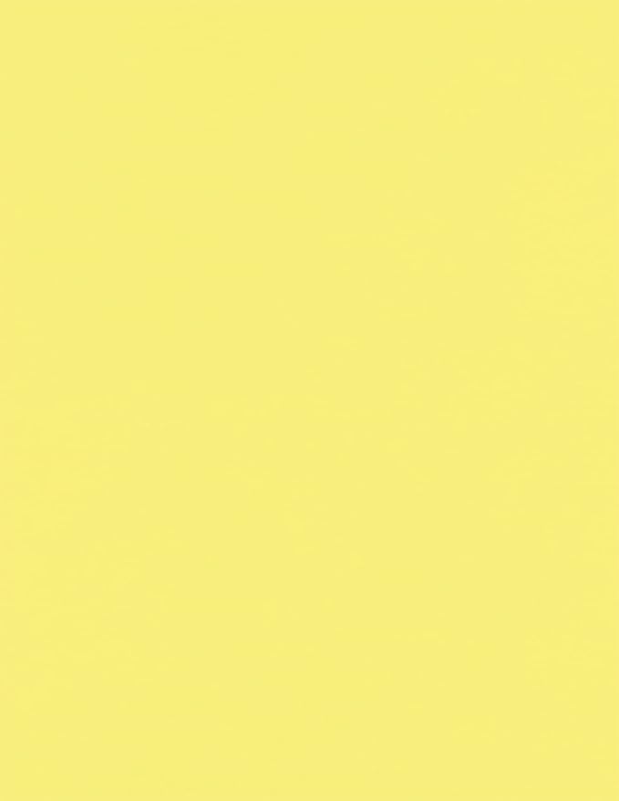 LUXPaper 8.5" x 11" Paper | Letter Size | Pastel Canary Yellow | 60lb. Text | 50 Qty
