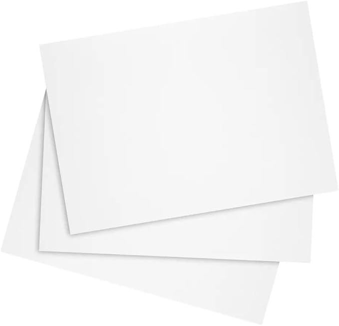 Reskid 100 Pack of Thick Heavyweight Index Cards on 80lb Card Stock - Perfect for Note-Taking, Studying, and Organization - Ideal for Classrooms, Office, and Home Use (2.5x3.5, 100, Count)