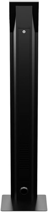 AVTEQ SDS-100 SDS Tablet Floor Stand for Small Displays, Black Powder-Coat Finish, Locking Rear Panel, Internal Cable Management, Floor Anchoring Holes, VESA 100×100 Mount
