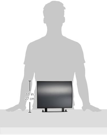 Displays2go Double Sided Office Sign; Ceiling, Wall, or Door Mount; for 8.5" x 11" Signage, Curved Frame, Black Aluminum