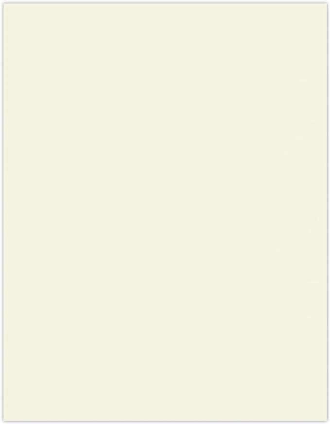 LUXPaper 8.5" x 11" Cardstock | Letter Size | Natural | 80lb. Cover | 50 Qty