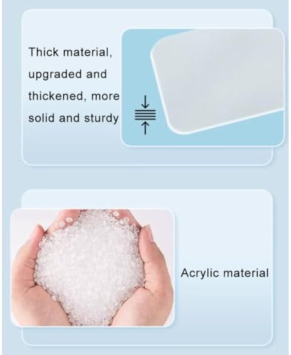 Acrylic Frosted Desk Divider Screen - Portable Privacy Panel for Workstations, Offices & Schools, Reduces Visual Distractions, 100x30cm (39.4x11.8in) - Clear-B
