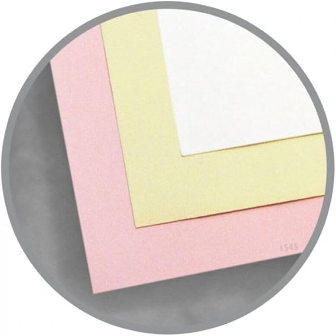 Limited Papers (TM), Carbonless Sheets, Superior, Pre Collated, Multi part, Bond Finish. (3-Part Straight 8.5 x 14, White/Canary/Pink (5910), 5 Reams)