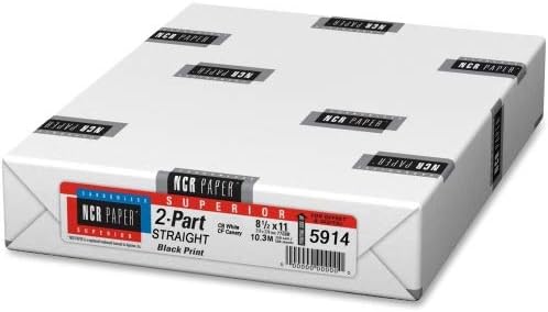 Limited Papers (TM), Carbonless Sheets, Superior, Pre Collated, Multi part, Bond Finish. (2 Part Straight, 8.5 x 11, White/Canary (5914), 5 Reams)