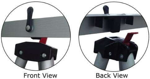 Lightweight Aluminum Flip-Chart Presentation Easel, Silver (10 Pack)