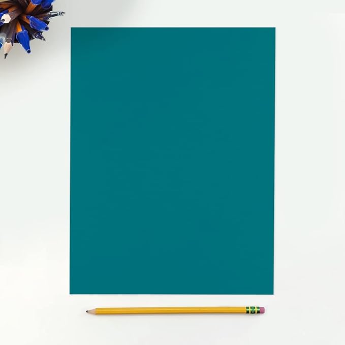 LUXPaper 8.5" x 11" Cardstock | Letter Size | Teal | 100lb. Cover (183lb. Text) | 50 Qty