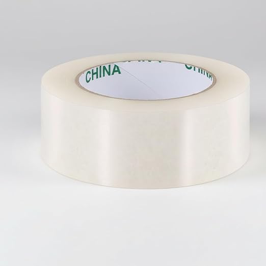 TUDCAMAX Transparent Packaging Tape for Sealing & Packaging, 1Roll - 1.77in × 0.7in ×142yards, High Tensile Strength, High Tack, Secure Hold