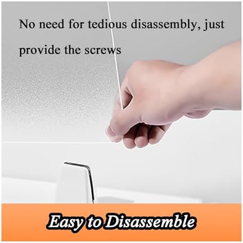 Portable Frosted Acrylic Desk Divider - Free Standing Privacy Panel for Office & Home - Ideal Student Test Shield & Desktop Privacy Solution