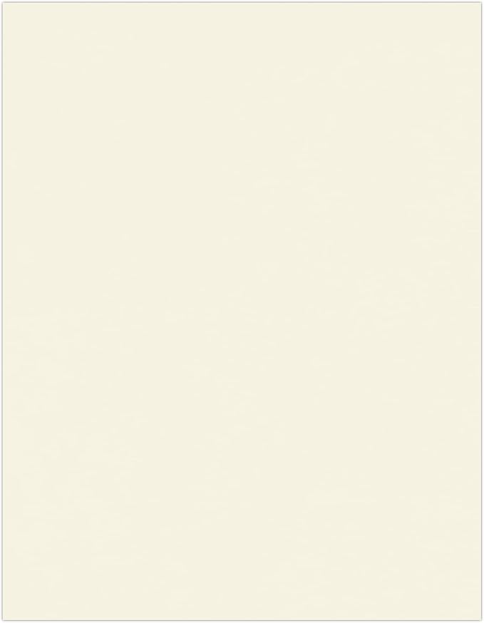 LUXPaper 8.5" x 11" Classic Crest Paper | Letter Size | Natural White | 24lb. Text | 1,000 Qty