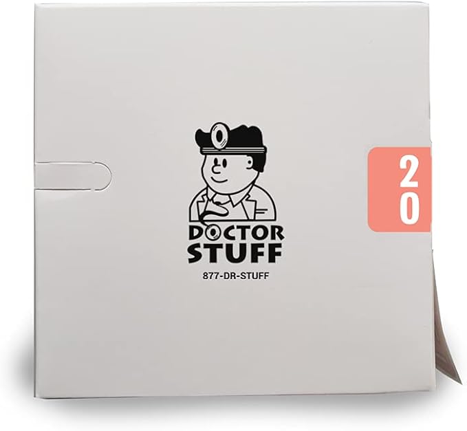 Doctor Stuff - File Folder Labels, Terminal Digit Filing, Consecutive Double Digit Numbers 20-29, Compatible with SMEAD DDS - SMDM Series Chart Stickers, Pink, 1" x 1-1/2", 500/Roll