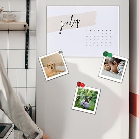 MHDMAG Magnetic Push Pins Powerful Push Pin Magnets for Fridge Whiteboards Calendars Maps in School & Office Pack of 60,Red