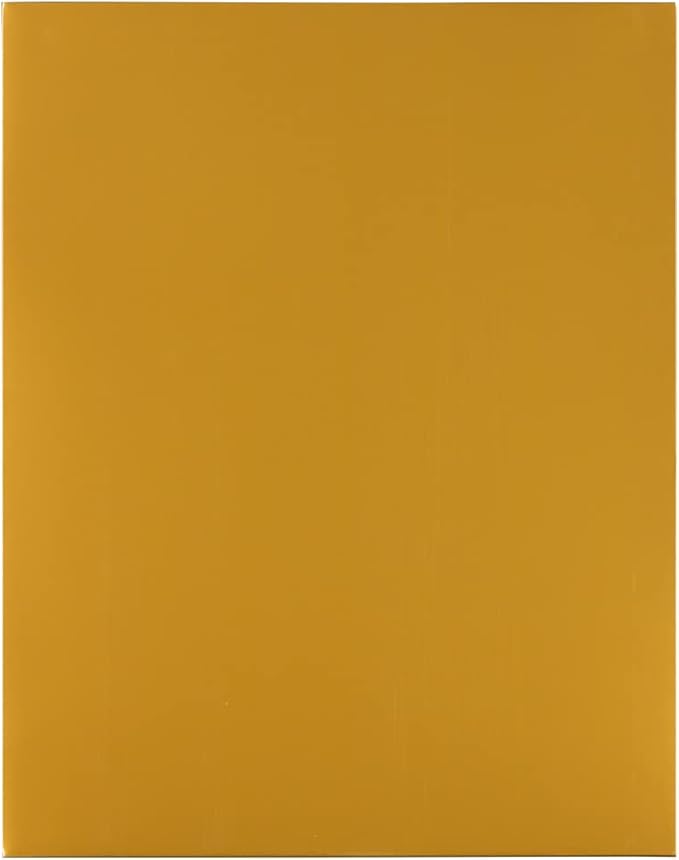 JAM PAPER Laminated Two Pocket Glossy School Folders - Letter Size - High Gloss Gold - Bulk 100/Box
