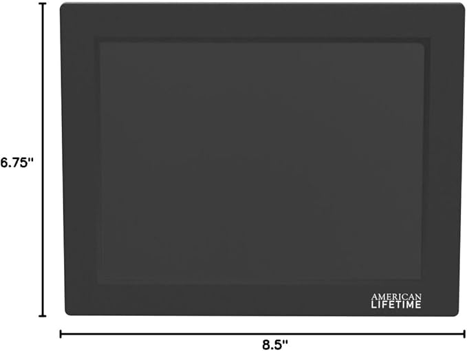 American Lifetime New 2026 Dementia Clock Large Digital Clock for Seniors, Large Display with Custom Alarms, Calendar Clock with Day & Date for Elderly, Clear Numbers Alzheimer Digital Clock Black