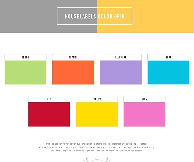 HOUSELABELS 4" x 6" Red Shipping Labels on 1" Core Compatible with Zebra and Rollo Printers, 6 Rolls / 250 Labels per Roll