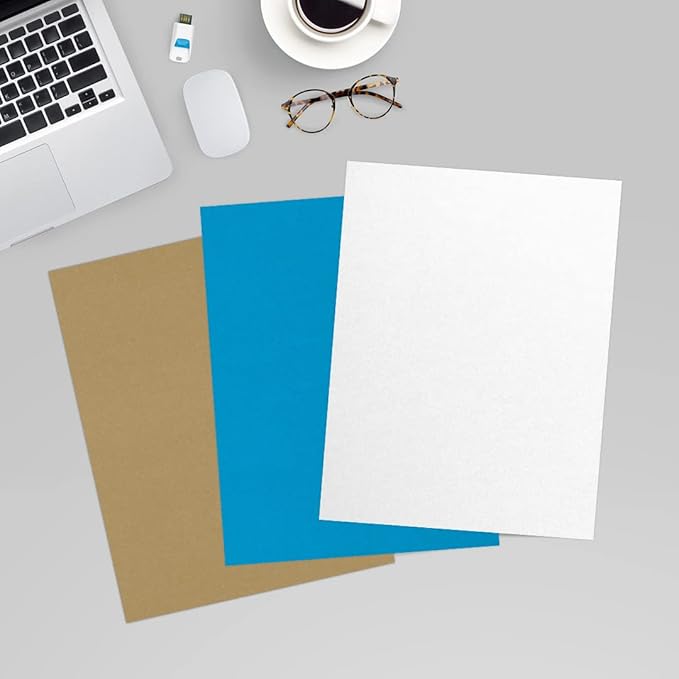 LUXPaper 8.5" x 11" Cardstock | Letter Size | Crystal Metallic | 105lb. Cover (192lb. Text) | 50 Qty