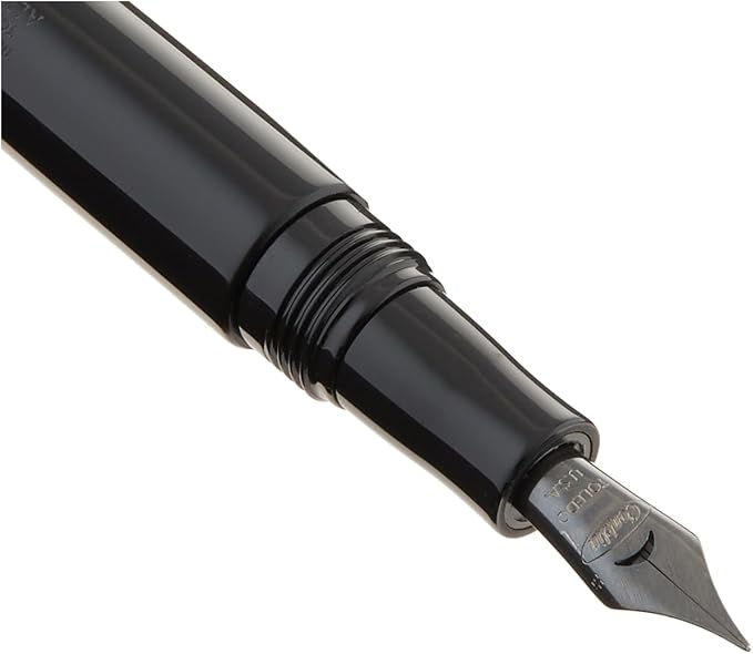 Conklin All American Fountain Pen in Black – Extra Fine Nib, Classic Design & Superior Craftsmanship – Ideal Gift for Professionals & Pen Collectors