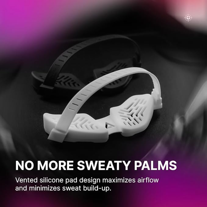 DELTAHUB Carpio G2.0 - Advanced Ergonomic Right-Handed Gaming Wrist Rest for Mouse - Superior Support for Serious Gamers - Anti-Fatigue, Smooth Glide (Small, Right, Pink)