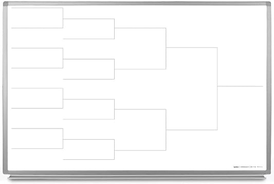 12 Team Bracket Whiteboard 48" x 36"