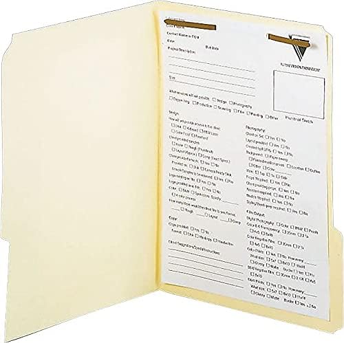 Pendaflex Manila Fastener Folders, Legal Size, 1 Fastener, 1/3 Cut, 50/BX (FM310EE)