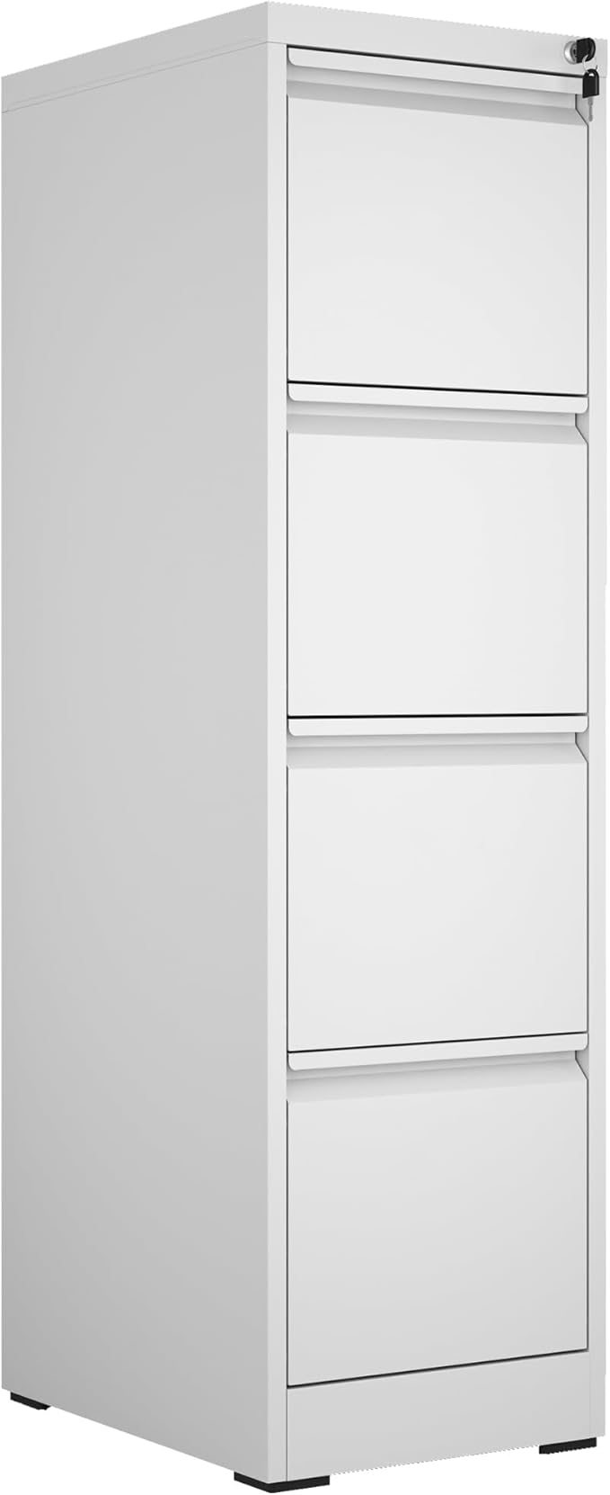 OPTYMIRA Metal File Cabinet with Drawer Heavy Duty Locking File Cabinets Home Office Steel Filing Cabinet Vertical File Cabinets for Legal/Letter Size File,Assembly Required
