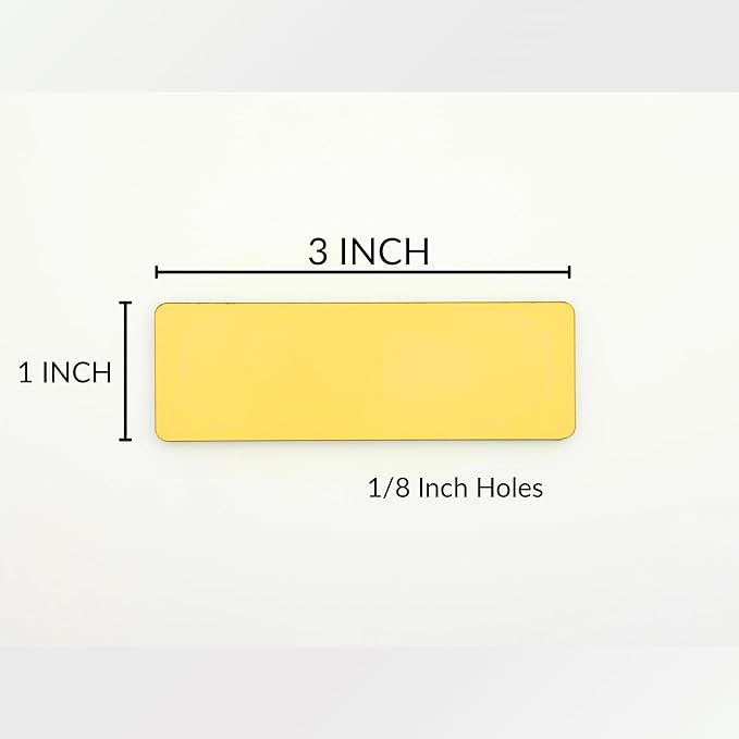 Custom Engraved Electrical Panel Labels with Mounting Holes – Durable 2-Tone Acrylic Breaker Box, Meter, & Equipment Tags – Electrical ID Plates & Utility Nameplates, Custom Electric Label